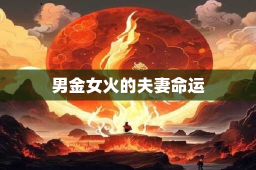 男金女火的夫妻命运 男金女火的夫妻命运