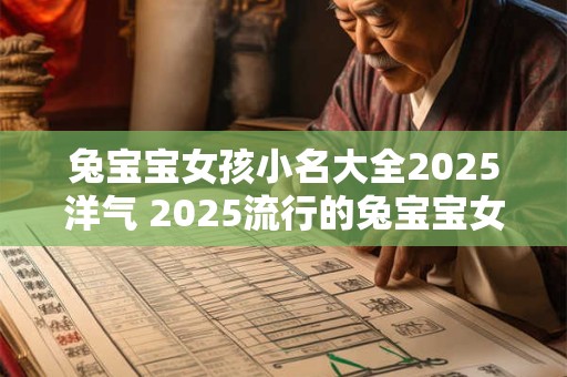 兔宝宝女孩小名大全2025洋气 2025流行的兔宝宝女孩小名有哪些