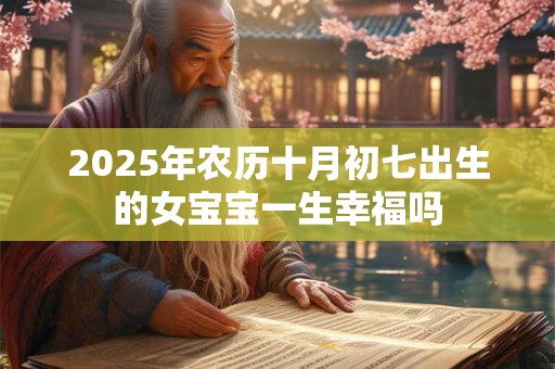 2025年农历十月初七出生的女宝宝一生幸福吗
