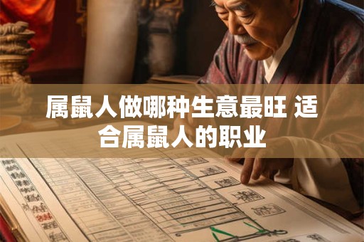 属鼠人做哪种生意最旺 适合属鼠人的职业