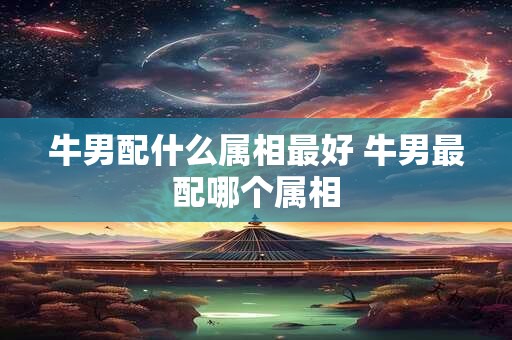 牛男配什么属相最好 牛男最配哪个属相