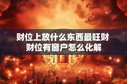 财位上放什么东西最旺财 财位有窗户怎么化解