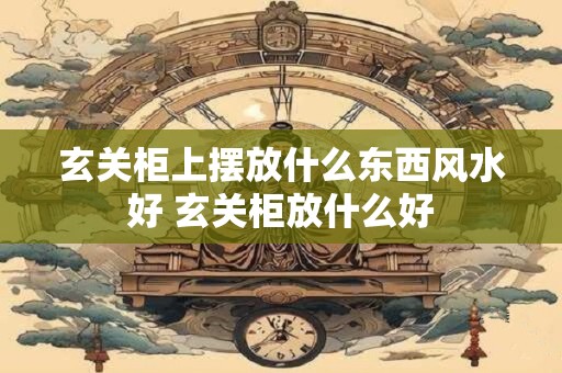 玄关柜上摆放什么东西风水好 玄关柜放什么好