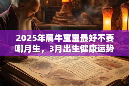2025年属牛宝宝最好不要哪月生，3月出生健康运势欠佳