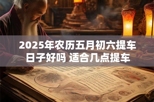 2025年农历五月初六提车日子好吗 适合几点提车