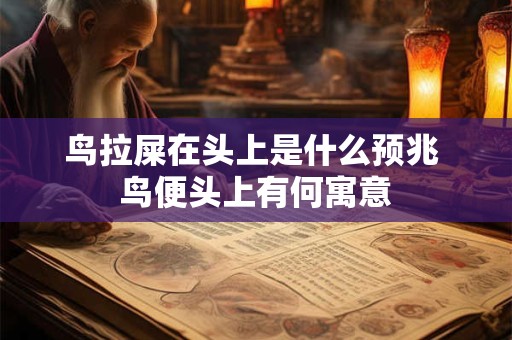 鸟拉屎在头上是什么预兆 鸟便头上有何寓意
