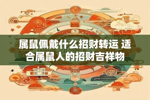属鼠佩戴什么招财转运 适合属鼠人的招财吉祥物
