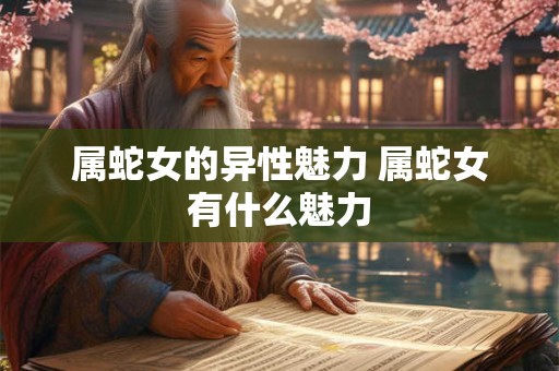 属蛇女的异性魅力 属蛇女有什么魅力