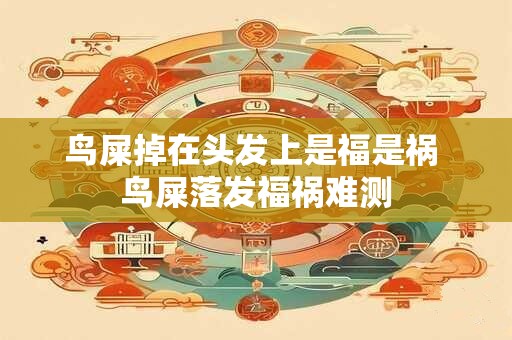 鸟屎掉在头发上是福是祸 鸟屎落发福祸难测