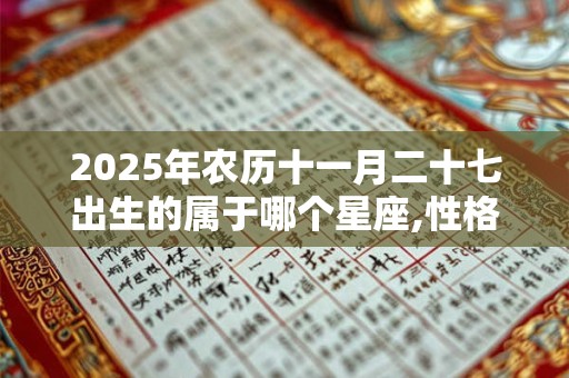 2025年农历十一月二十七出生的属于哪个星座,性格如何？