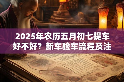 2025年农历五月初七提车好不好？新车验车流程及注意事项