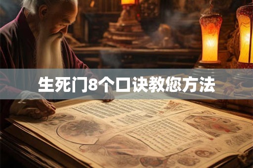 生死门8个口诀教您方法