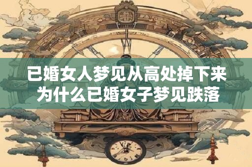 已婚女人梦见从高处掉下来 为什么已婚女子梦见跌落高空