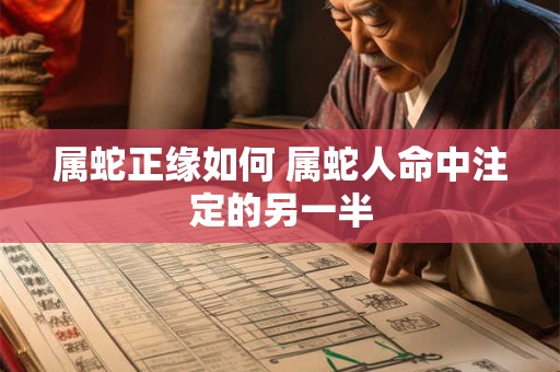 属蛇正缘如何 属蛇人命中注定的另一半 属蛇正缘如何 属蛇人命中注定的另一半