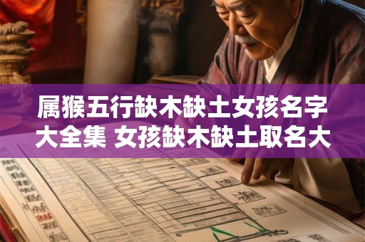 属猴五行缺木缺土女孩名字大全集 女孩缺木缺土取名大全文雅