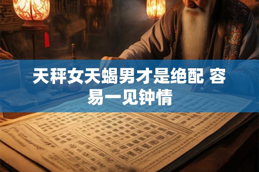 天秤女天蝎男才是绝配 容易一见钟情