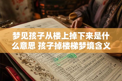 梦见孩子从楼上掉下来是什么意思 孩子掉楼梯梦境含义是什么