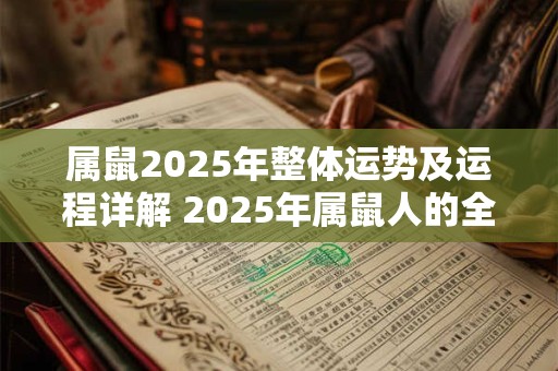 属鼠2025年整体运势及运程详解 2025年属鼠人的全年运势