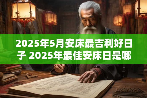 2025年5月安床最吉利好日子 2025年最佳安床日是哪天