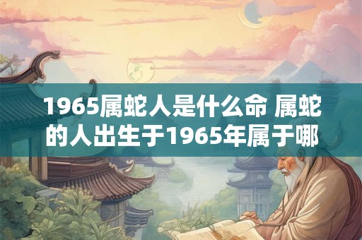 1965属蛇人是什么命 属蛇的人出生于1965年属于哪种命 1965属蛇人是什么命 属蛇的人出生于1965年属于哪种命