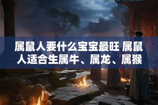 属鼠人要什么宝宝最旺 属鼠人适合生属牛、属龙、属猴宝宝