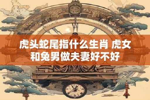 虎头蛇尾指什么生肖 虎女和兔男做夫妻好不好