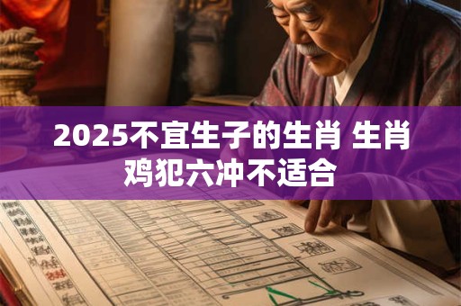 2025不宜生子的生肖 生肖鸡犯六冲不适合 2025不宜生子的生肖 生肖鸡犯六冲不适合