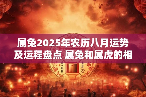 属兔2025年农历八月运势及运程盘点 属兔和属虎的相克吗