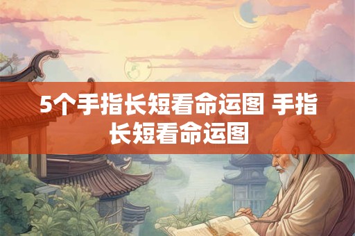5个手指长短看命运图 手指长短看命运图