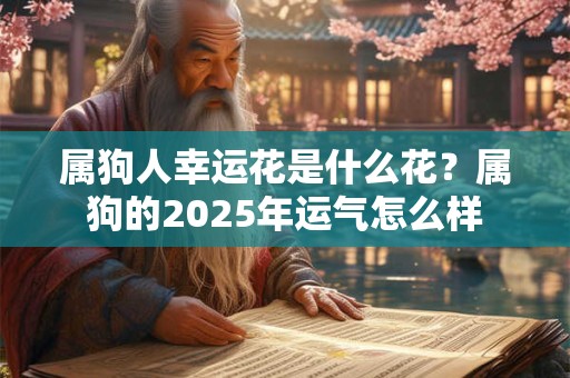 属狗人幸运花是什么花？属狗的2025年运气怎么样