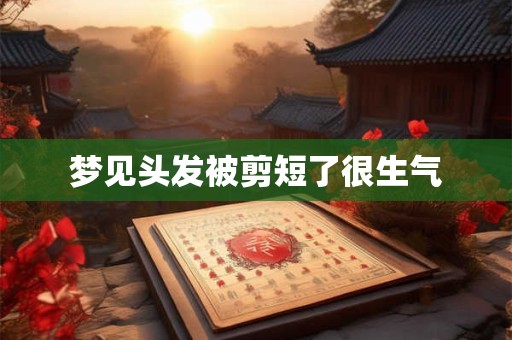 梦见头发被剪短了很生气