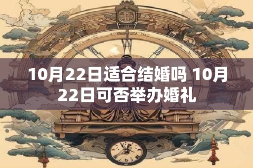 10月22日适合结婚吗 10月22日可否举办婚礼