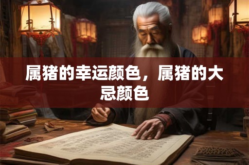 属猪的幸运颜色，属猪的大忌颜色
