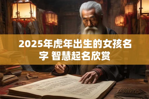2025年虎年出生的女孩名字 智慧起名欣赏