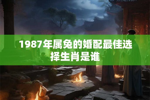 1987年属兔的婚配最佳选择生肖是谁