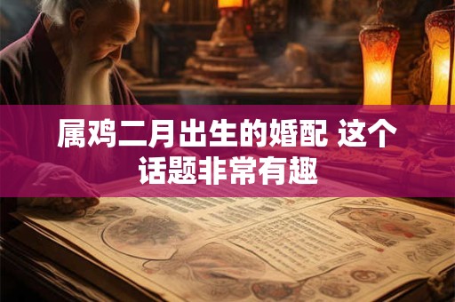 属鸡二月出生的婚配 这个话题非常有趣