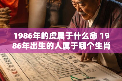 1986年的虎属于什么命 1986年出生的人属于哪个生肖 1986年的虎属于什么命 1986年出生的人属于哪个生肖