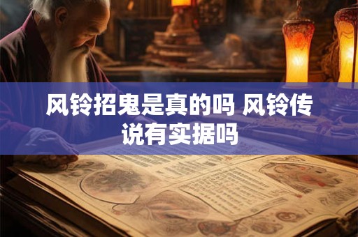 风铃招鬼是真的吗 风铃传说有实据吗