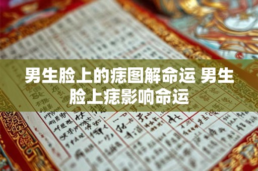男生脸上的痣图解命运 男生脸上痣影响命运 男生脸上的痣图解命运 男生脸上痣影响命运