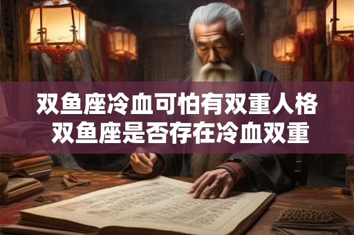 双鱼座冷血可怕有双重人格 双鱼座是否存在冷血双重人格