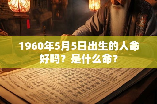 1960年5月5日出生的人命好吗?是什么命? 1960年5月5日出生的人命好吗?是什么命?