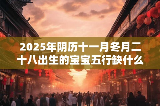 2025年阴历十一月冬月二十八出生的宝宝五行缺什么 是什么命