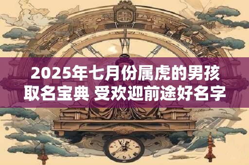 2025年七月份属虎的男孩取名宝典 受欢迎前途好名字