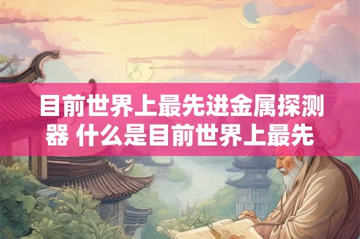 目前世界上最先进金属探测器 什么是目前世界上最先进的金属探测器