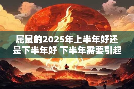 属鼠的2025年上半年好还是下半年好 下半年需要引起注意 属鼠的2025年上半年好还是下半年好 下半年需要引起注意
