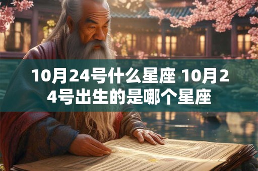 10月24号什么星座 10月24号出生的是哪个星座