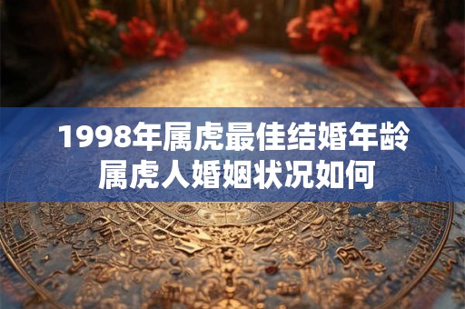 1998年属虎最佳结婚年龄 属虎人婚姻状况如何