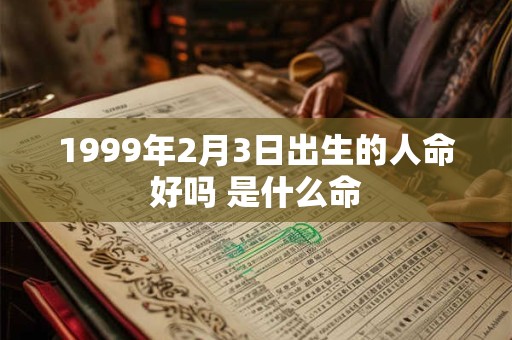 1999年2月3日出生的人命好吗 是什么命