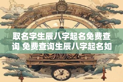 取名字生辰八字起名免费查询 免费查询生辰八字起名如何取名字 取名字生辰八字起名免费查询 免费查询生辰八字起名如何取名字