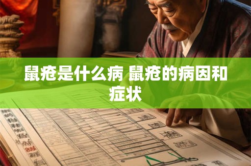 鼠疮是什么病 鼠疮的病因和症状